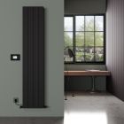 Alt Tag Template: Buy Carisa BOREAS HYBRID N Textured Black Aluminium Vertical Designer Radiator 1800mm H x 276mm W, Central Heating by Carisa for only £587.38 in Aluminium Radiators, View All Radiators, Carisa Designer Radiators, Designer Radiators, Carisa Radiators, Vertical Designer Radiators, Aluminium Vertical Designer Radiator at Main Website Store, Main Website. Shop Now