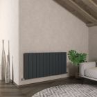 Alt Tag Template: Buy Carisa Nemo Aluminium Horizontal Designer Radiator 600mm x 1610mm Single Panel - Textured Anthracite by Carisa for only £393.68 in Aluminium Radiators, View All Radiators, Carisa Designer Radiators, Designer Radiators, Carisa Radiators, Horizontal Designer Radiators, Aluminium Horizontal Designer Radiators at Main Website Store, Main Website. Shop Now