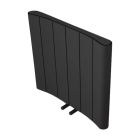 Alt Tag Template: Buy Carisa CURVY Textured Anthracite Aluminium Horizontal Designer Radiator 600mm H x 1245mm W, Central Heating by Carisa for only £602.01 in Aluminium Radiators, View All Radiators, Carisa Designer Radiators, Designer Radiators, Carisa Radiators, Horizontal Designer Radiators, Aluminium Horizontal Designer Radiators at Main Website Store, Main Website. Shop Now